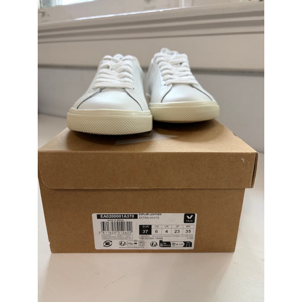 Veja Esplar White Extra White Casual Sneakers Size 6 / 37 NWT - Picture 8 of 9